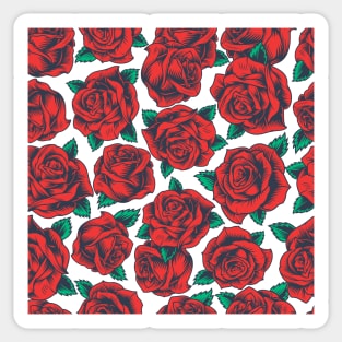 Red Roses Sticker